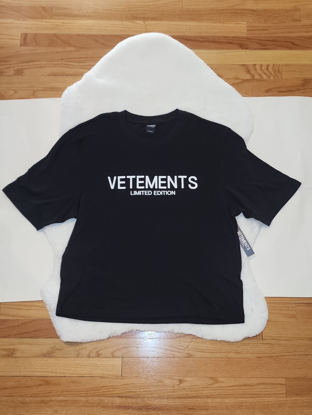 Vetements By Drill Clothing Men's Limited Edition NWT Black Tee T-Shirt Size XL